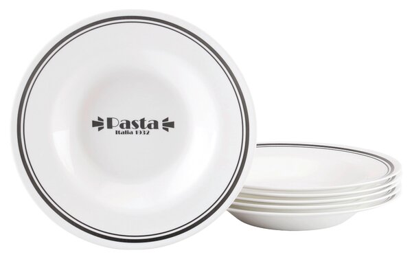 SADA TALÍŘŮ NA TĚSTOVINY, sklo, Creatable - Online Only nádobí, Online Only