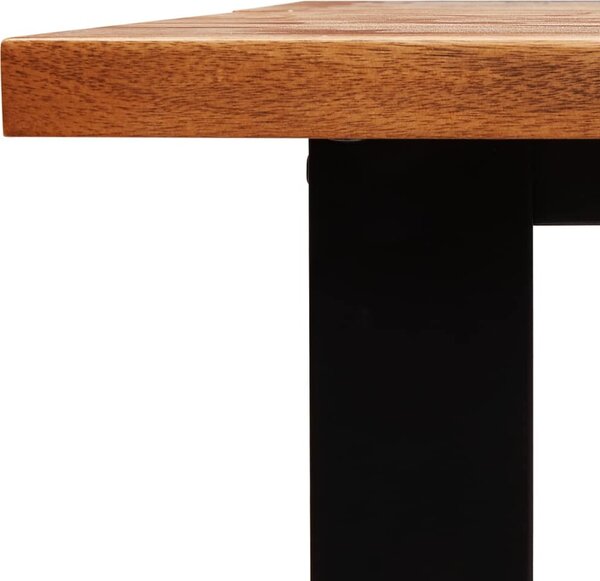 VidaXL Jídelní stůl s živou hranou 110x70x75 cm masivní akáciové dřevo [353288]