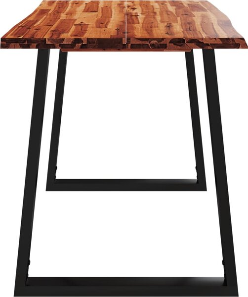 VidaXL Jídelní stůl s živou hranou 110x70x75 cm masivní akáciové dřevo [353288]