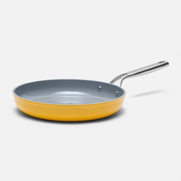 Fabini Nepřilnavá pánev Meda 3.0 s keramickým povrchem bez poklice Ø 30 cm, žlutá