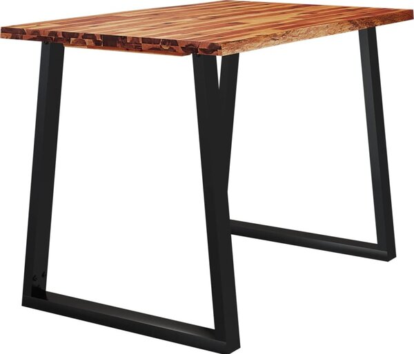 VidaXL Jídelní stůl s živou hranou 110x70x75 cm masivní akáciové dřevo [353288]