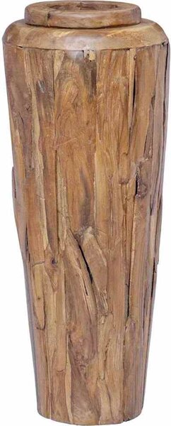 VidaXL Dekorativní váza 40 x 100 cm masivní teakové dřevo [285209]