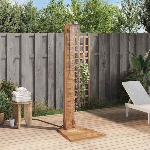 VidaXL Zahradní sprcha z masivního teaku 70 x 75 x 204 cm [44667]