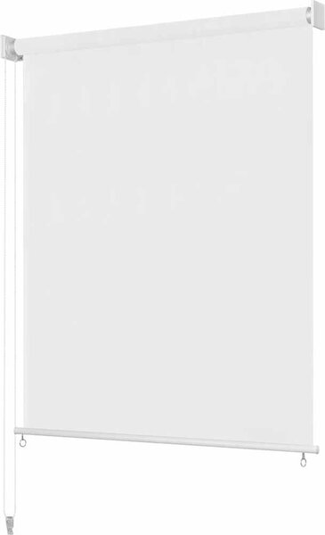 VidaXL Venkovní roletová žaluzie 90 % blokování UV 400 x 140 cm [312951] Barva: Modro-bílý pruh