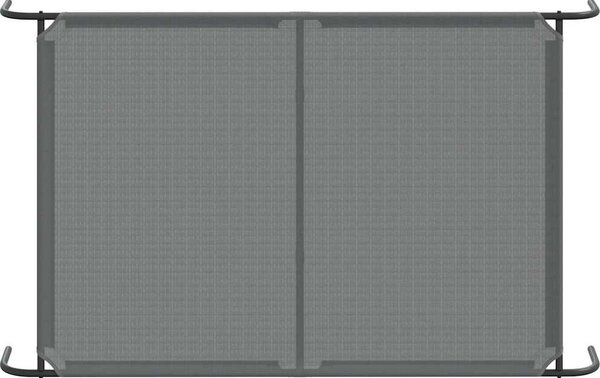 VidaXL Zvýšený pelíšek pro psy 150x90x20 cm Textilén a ocel [42000837] Barva: Šedá