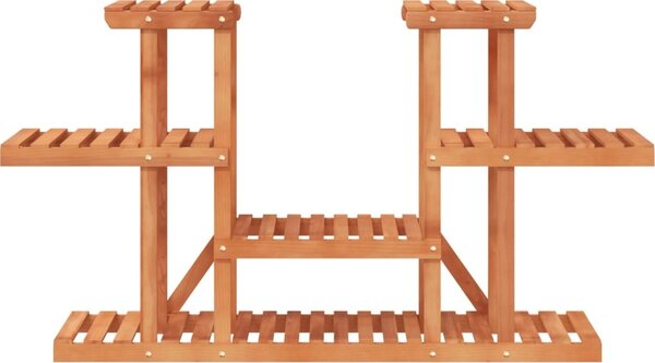 VidaXL Stojan na květiny 110 x 25 x 73 cm masivní jedlové dřevo [362854] Barva: Hnědá
