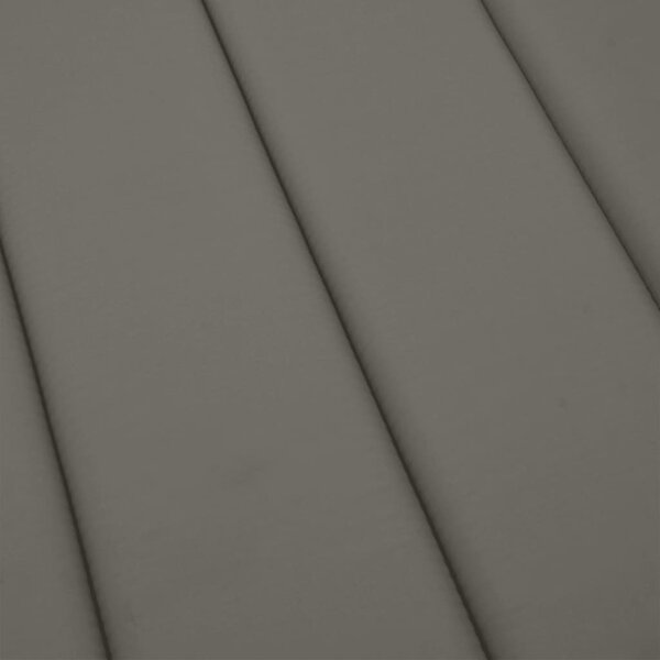 VidaXL Poduška na lehátko vínová melanž 200 x 60 x 4 cm textil [4002509] Barva: melanžová tmavě šedá