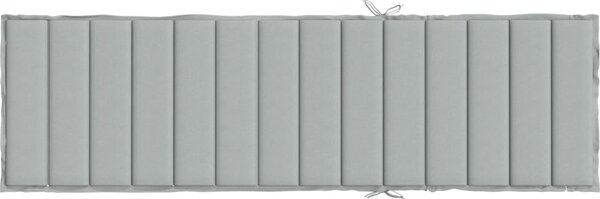 VidaXL Poduška na lehátko vínová melanž 200 x 60 x 4 cm textil [4002509] Barva: melanžová tmavě šedá