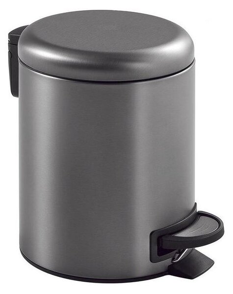Gedy - Odpadkový koš POTTY 3 l Soft Close metalicky šedá
