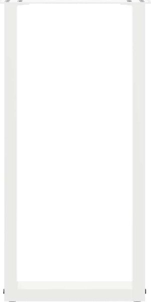 VidaXL Nohy konzolového stolku ve tvaru U, 2 ks, ocel, 28 x (72-73) cm, ocel [4013170] Barva: Černá