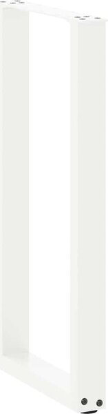 VidaXL Nohy konzolového stolku ve tvaru U, 2 ks, ocel, 28 x (72-73) cm, ocel [4013170] Barva: Černá