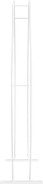 VidaXL Svatební oblouk Bílá 223 x 45 x 201 cm Ocel [42021350]