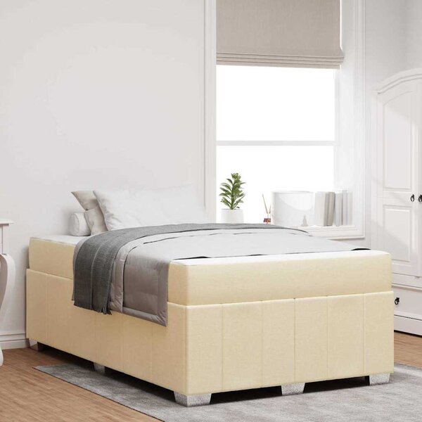 VidaXL Rám postele s matrací 120 x 190 cm textil [3398278] Barva: světle šedá