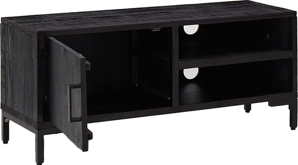 VidaXL TV stolek 90 x 30 x 40 cm masivní borové dřevo [349915] Barva: Hnědá