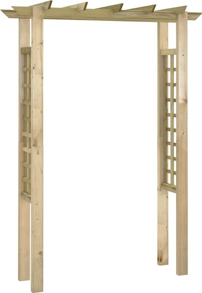 VidaXL Besídka / růžový oblouk 150x60x204 cm impregnované dřevo [41912]