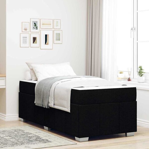 VidaXL Rám postele s matrací 120 x 190 cm textil [3398278] Barva: světle šedá