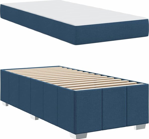 VidaXL Rám postele s matrací 120 x 190 cm textil [3398278] Barva: světle šedá