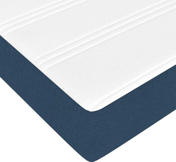 VidaXL Rám postele s matrací 120 x 190 cm textil [3398278] Barva: světle šedá
