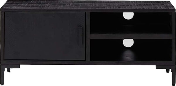 VidaXL TV stolek 90 x 30 x 40 cm masivní borové dřevo [349915] Barva: Hnědá