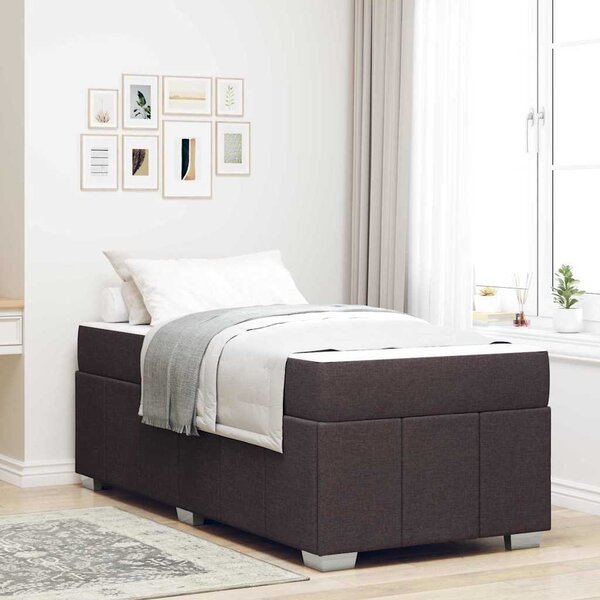VidaXL Rám postele s matrací 120 x 190 cm textil [3398278] Barva: světle šedá