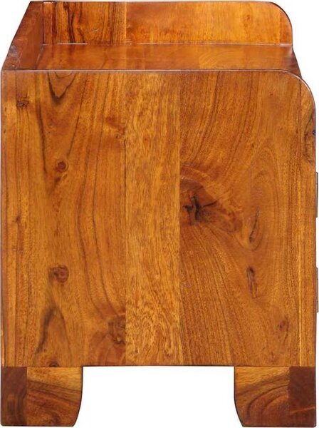 VidaXL Skříň na obuv Vícebarevný 90 x 35 x 40 cm Masivní akátové dřevo [4016514]