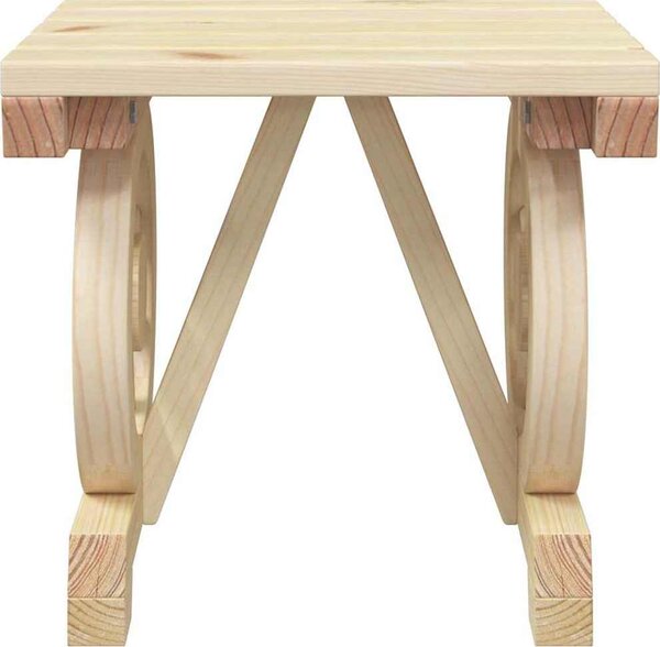 VidaXL Zahradní podnožka 40 x 36,5 x 38,5 cm masivní jedlové dřevo [365110] Barva: Hnědá