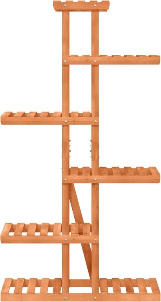 VidaXL Stojan na květiny 75 x 25 x 140,5 cm masivní jedlové dřevo [362866] Barva: Hnědá