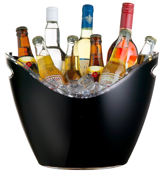 Chladič BarCraft na více lahví, černý KCBCPAILCOL