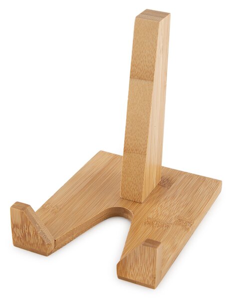 Držák na tablet Compactor Bamboo z bambusového dřeva - 9 x 12 x 13 cm