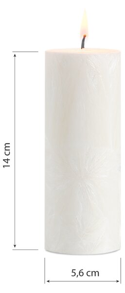 Přírodní svíčka z palmového vosku 5,6x14 cm