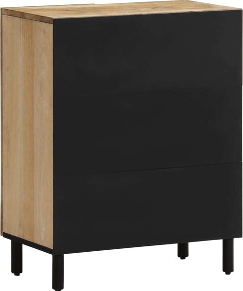 VidaXL Odkládací skříňky 3 ks 60x33x75 cm masivní mangovníkové dřevo [3206306]