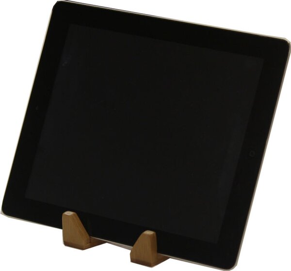 Držák na tablet Compactor Bamboo z bambusového dřeva - 9 x 12 x 13 cm