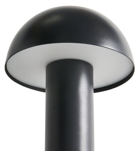 LED bezdrátová stolní lampa BOJO se stmívačem Kov Černá