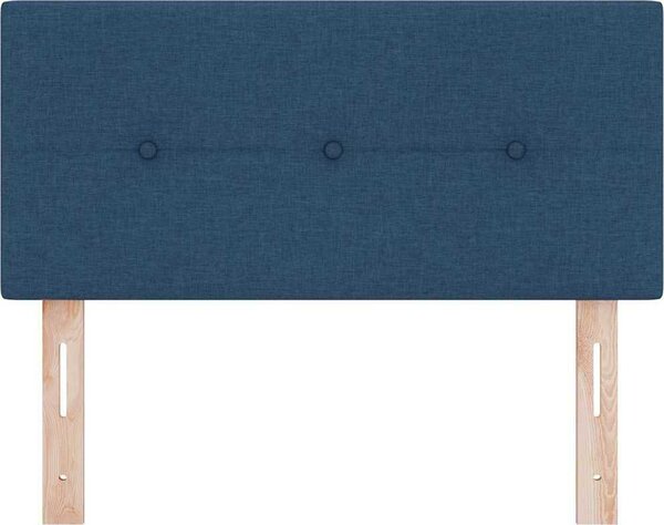 VidaXL Výškově nastavitelné čelo postele s čelo 100 cm textil [42007143] Barva: Modrá