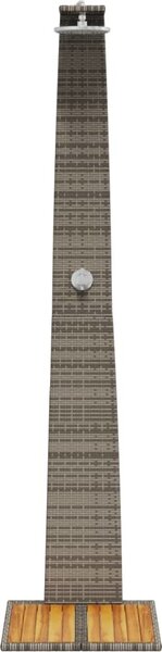 VidaXL Venkovní sprcha 55x60x224 cm polyratan a akáciové dřevo [368211] Barva: Černá