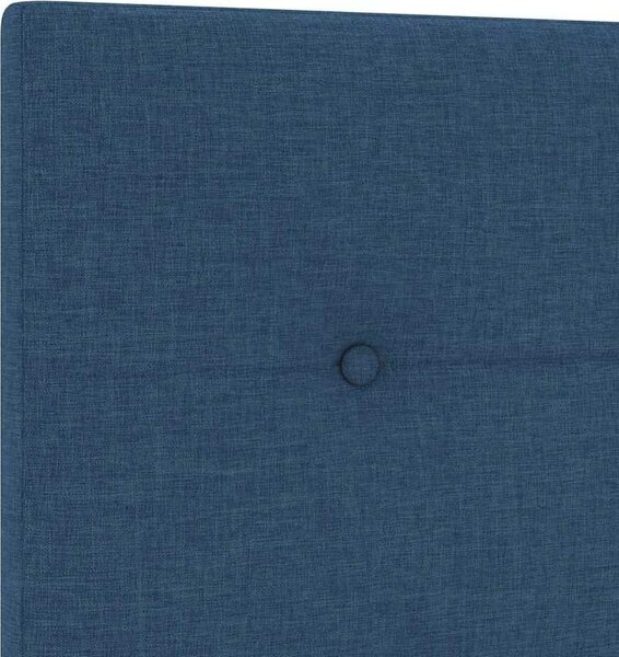 VidaXL Výškově nastavitelné čelo postele s čelo 100 cm textil [42007143] Barva: Modrá