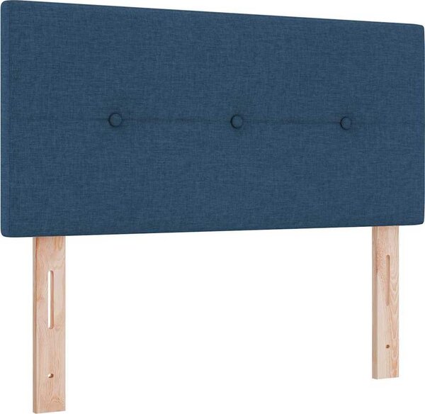 VidaXL Výškově nastavitelné čelo postele s čelo 100 cm textil [42007143] Barva: Modrá