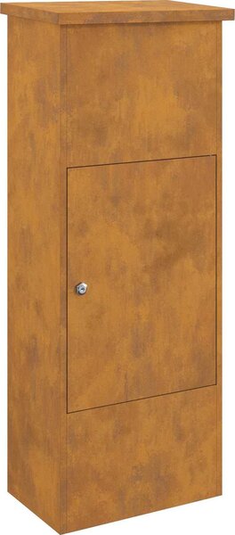 VidaXL Schránka na balíky s úložištěm 44,5 x 29 x 110,5 cm Ocel [874932] Barva: Nerezová ocel