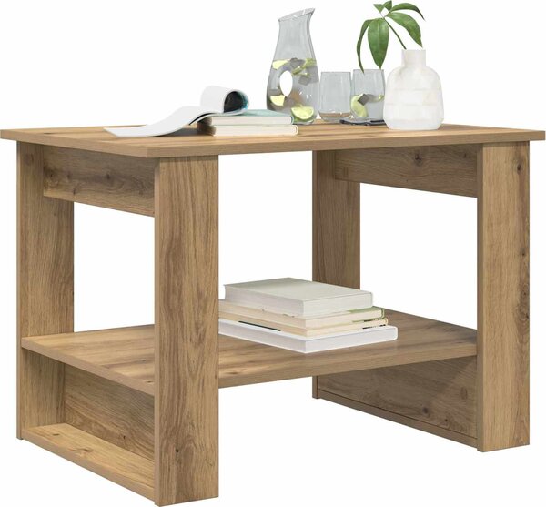 VidaXL Konferenční stolek 72 x 50 x 50 cm Kompozitní dřevo [8000195] Barva: Bílá
