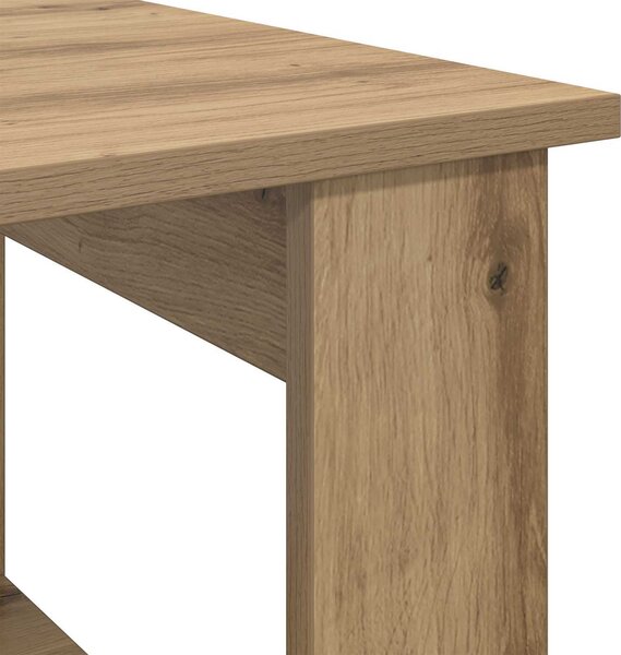 VidaXL Konferenční stolek 72 x 50 x 50 cm Kompozitní dřevo [8000195] Barva: Bílá