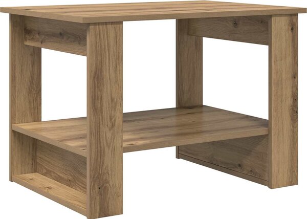 VidaXL Konferenční stolek 72 x 50 x 50 cm Kompozitní dřevo [8000195] Barva: Bílá