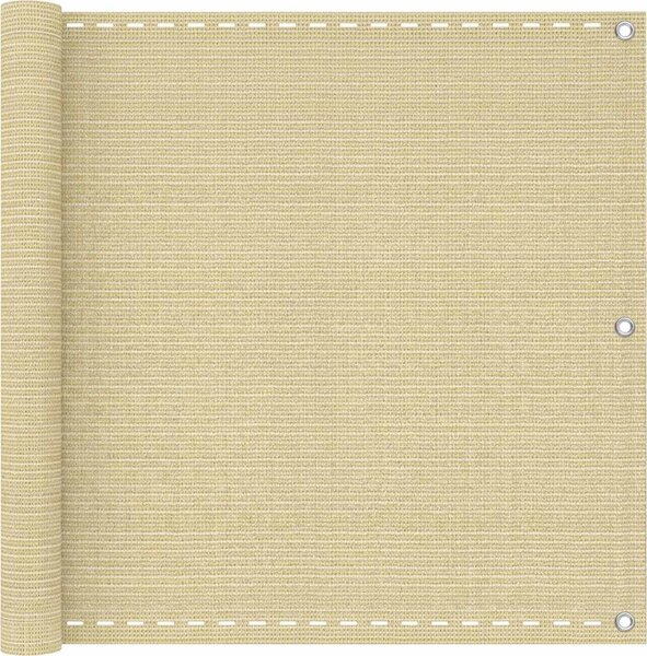 VidaXL Balkonová clona 90 x 700 cm HDPE a hliník [4003279] Barva: antracitová