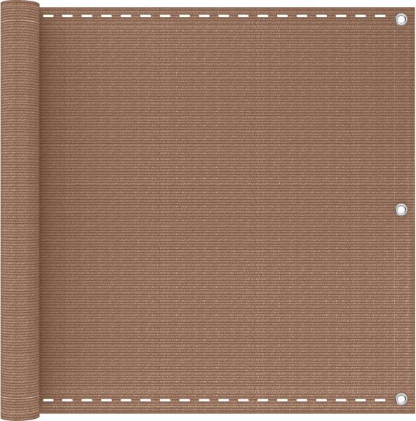 VidaXL Balkonová clona 90 x 700 cm HDPE a hliník [4003279] Barva: antracitová