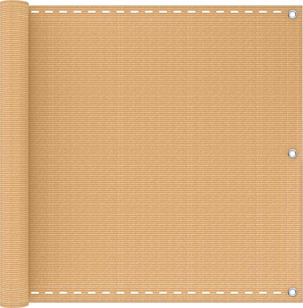 VidaXL Balkonová clona 90 x 700 cm HDPE a hliník [4003279] Barva: antracitová