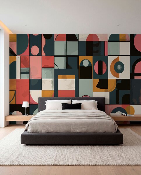 Fototapety Bahaus styl, Fototapety abstraktní, w01075 : uwalls.cz