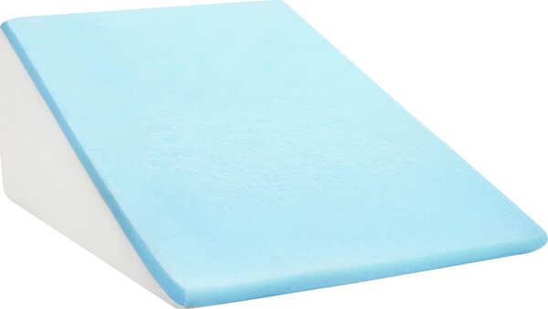 VidaXL Polštář na nohy 60 x 50 x 30 cm Měkký Paměťová pěna [42020195] Barva: Bílá