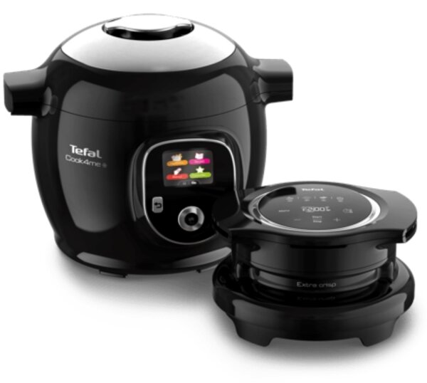 Tefal - Multifun. elektrický tlakový hrnec s příslušenstvím 6 l 1600W/230V černá