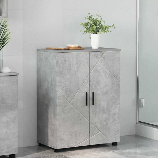 VidaXL Koupelnová skříň 60 x 35 x 80 cm [883311] Barva: Betonová šedá