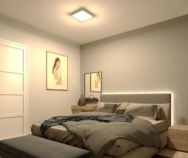 Philips - LED Stmívatelné stropní svítidlo LED/15W/230V 2700K 39,5x39,5 cm