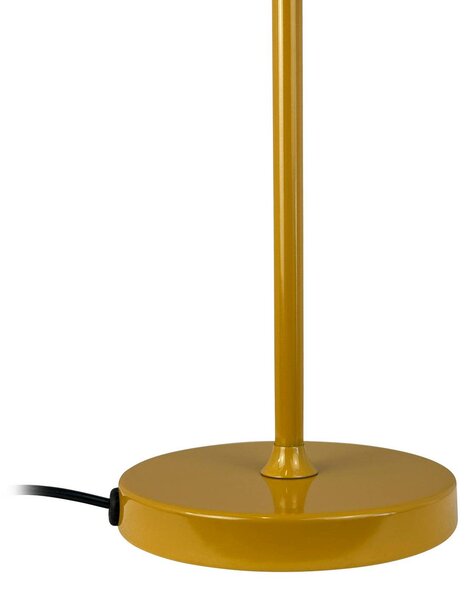 Dyberg Larsen LED stolní lampa Starlight, žlutá, výška 26 cm, stmívatelný, Žlutá / oranžová, Obývací pokoj / jídelna, kov, Design